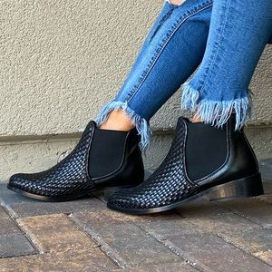 Bernie Mev Women's Zig Zag Ankle Bootie - Woven Fabric, Memory Foam, Side Zipper - View #11